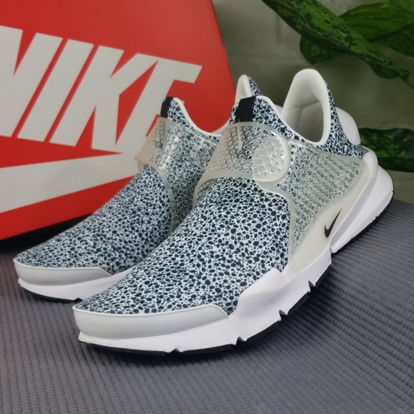 black and white leopard nikes